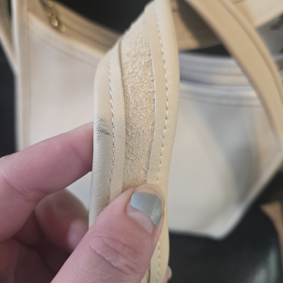 Vintage Coach Cream Shoulder Bag No. M8D - 9997 - Picture 12 of 13